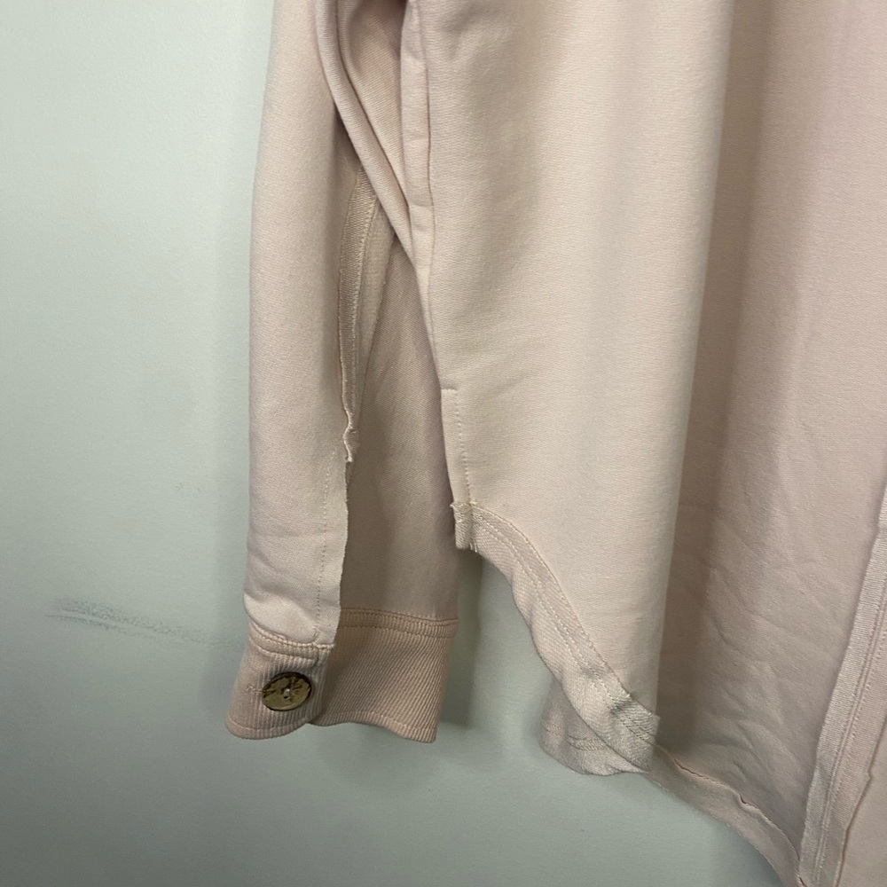 Heyson Oversized Long Pink Blush Collar Pullover Sweatshirt Lagenlook Size Small - Picture 9 of 13